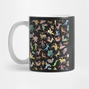 Ancient Greek Mythical Creatures repeating pattern Mug